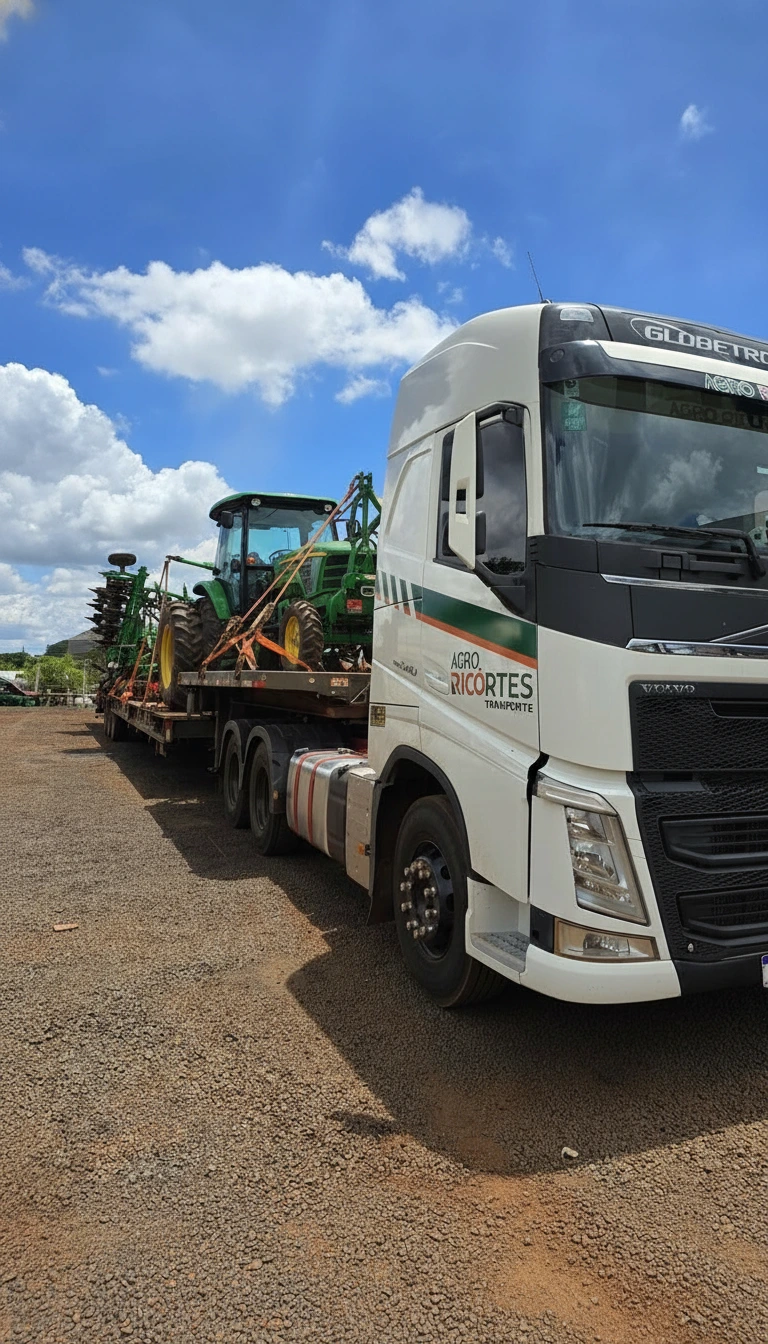 Transporte de Maquinários Agrícolas